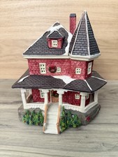 Vintage 1993 Lemax Dickensvale Red Victorian House 35064 No Light picture