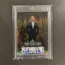 1 of 1 Leaf Pop Century Aaron Paul breaking bad Autograph Card BA-AP1 picture