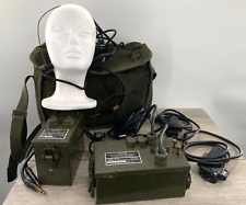US Army Signal Corps Radio Set Receiver Transmitter Headset Microphone Vietnam picture