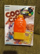 Ralston 1980s 90s Vintage Cookie Crisp Cereal Box sealed Snackin Canteen prop picture