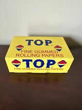 TOP FINE GUMMED CIGARETTE ROLLING PAPERS  24 BOOKLET Full Box picture