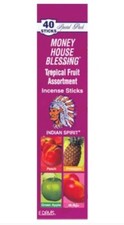 MONEY HOUSE BLESSING (TROPICAL FRUIT ASSORTMENT), (1 pack of 40 Sticks) picture