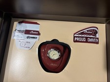 2015 INDIAN MOTORCYCLE New Owners Welcome Kit Mini Tank Clock Pin COLLECTIBLE picture