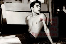 Sal Mineo shirtless circa 1956 4x6 reprint Gay Estate find picture