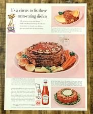 Heinz 57 Tomato Ketchup Vintage Print Ad 1950's  #0195 picture