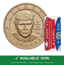 Custom order of 5 trump coins for Candy picture