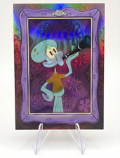 Topps 2025 Chrome SpongeBob 25th Squidward's Gallery SG-10 Hologram picture