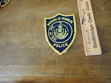 vintage BOROUGH OF FRANKLIN  PA collectible OBSOLETE shoulder PATCH BX 11 #34 picture