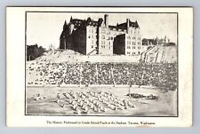 Tacoma WA-Washington, Minuet, Grade School Pupils At Stadium, Vintage Postcard picture