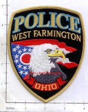 Ohio - West Farmington OH Police Dept Patch - Eagle picture