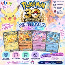 Pokémon Single Cards 30th Anniversary Pick Your Card Pokemon TCG picture