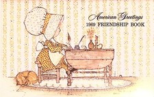 American Greetings 1969 Holly Hobbie Friendship Autograph Book Calendar picture