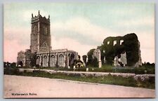 Walberswick Ruins Great Britain Historic Landmark Streetview DB UNP Postcard picture