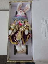 Mark Roberts Mr And Mrs Cotton Tail Rabbit Small, 13 Inches, pair  ADORABLE picture