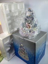 Disney Loves First Kiss Snow Globe Lilo & Stitch Lady & The Tramp 10” White (M5) picture