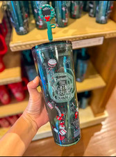 NEW Disney Starbucks Nightmare Before Christmas Tumbler Cup 24oz  2026 picture