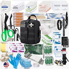 251 Pc Medical Molle Bag Survival IFAK Kit - Compact Travel Family First Aid Kit picture