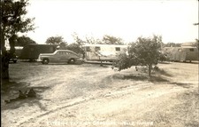 Wells Maine ME Trailer Grounds c1940s-50s Real Photo Vintage Postcard picture