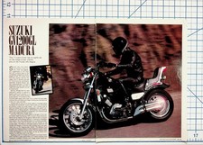 1984 Suzuki GV1200GL Madura Motorcycle Magazine Article Review picture