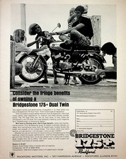 1968 Bridgestone 175 Dual Twin - Vintage Motorcycle Ad picture