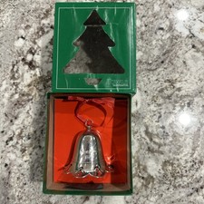 1985 TOWLE SILVERSMITHS Silverplate Christmas Musical Bell picture