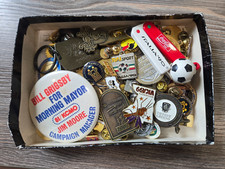 Huge Vintage Enamel Pin Lot 79x USA & Canada Souvenir Sports Pins Masters PGA + picture