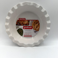 Goodcook 9 In Stoneware Pie Dish Ceramic Unglazed Bottom 1 Pack picture
