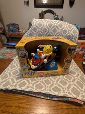 M&M’s Airplane Candy Dispenser – Lights & Sound – New in Box – Red & Yellow Char picture