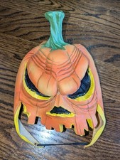 Morbid Industries Mutant Half Mask Pumpking Latex Halloween Pumpkin Scarecrow  picture