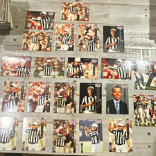 Pro Set 1991 NFL Referees Base Set 22 Card Lot Standard Size picture