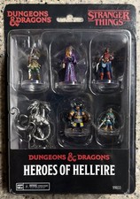 Heroes of Hellfire 6-Piece Miniature Set Stranger Things Dungeons Dragons NEW picture