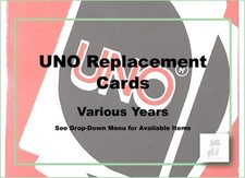 UNO Replacement Single Cards-Various Year Versions-Pick picture