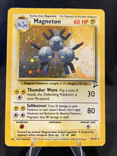 Pokémon TCG Magneton Base Set 2 Holo 9/130 EN *SWIRL* Mod Play picture