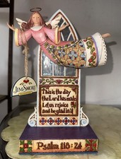 2006 Jim Shore Heartwood Creek Joyful Psalm 118 Angel Figurine Christian Art VTG picture