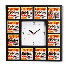 Doritos Nacho Cheese Chips History Advertising Promo Diner Clock 10.5