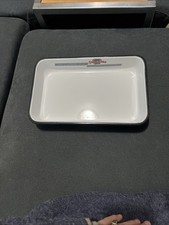 RARE Advertising Enamelware Baking Dish - Vintage EXCELLENT COND Kitchenalia picture