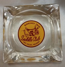 Very Rare 1940-50's The Saddle Club Ashtray Las Vegas, NV picture