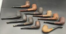 Vtg. Smoking Tobacco Pipe Lot Of 11 EA CAREY Magic Inch Pipes Hand Carved Used picture