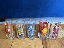 VINTAGE COMPLETE SET OF 5 1979 Burger King Collector Series Glasses picture