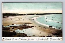 Prouts Neck ME-Maine, Bathing Beach, Antique Vintage c1906 Souvenir Postcard picture