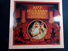 Vintage J.R.R Tolkien Calendar 1977 JRR Hobbit Lord of the Rings Hildebrandt Art picture