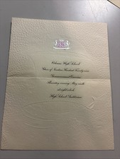 Orleans High School (Indiana) 1929 Original Graduation Announcement picture