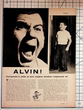 Alvin & The Chipmunks 1959 Magazine Article David Seville Ross Bagdasarian Sr picture