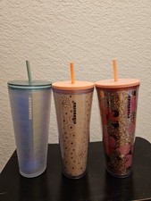 Starbucks Tumblers Set Of 3 New W Tags picture