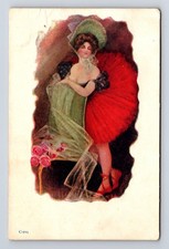 1905 White City Art Co Saloon Girl Dancer Woman Postcard picture