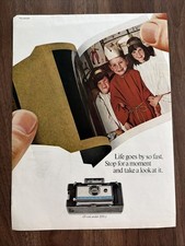 Polaroid 1967 Camera Print Ad Life Goes By So Fast Photography Film Pictures picture
