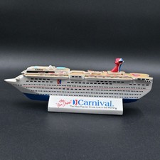 Carnival Elation 7.5” Cruise Ship Model Desk Display Holiday Int'l Inc Repaired picture