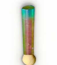 Rare Watermelon Tourmaline Crystal Raw Gemstone Natural Rough Specimen Gift picture