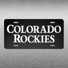 Inspired Novelty Art LICENSE PLATE Colorado Rockies Sport Car Truck Tag picture