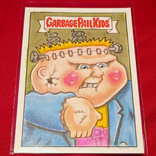 Topps 2014 Garbage Pail Kids Topps Sketch Bob Club #008 Hard Signed Auto picture